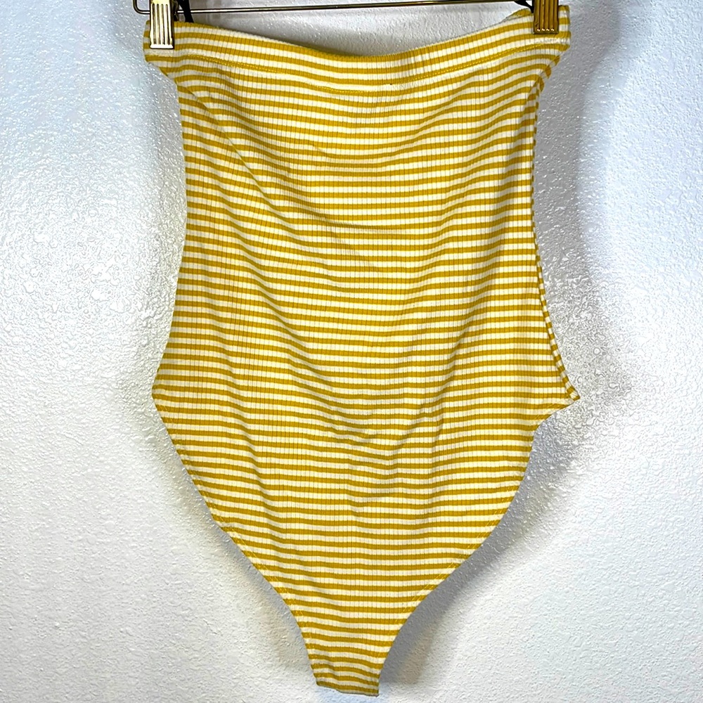 Forever 21 stripped bodysuit.